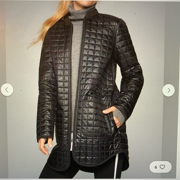 Athleta Dark Quilted Puffer Coat - Picture 2 of 8